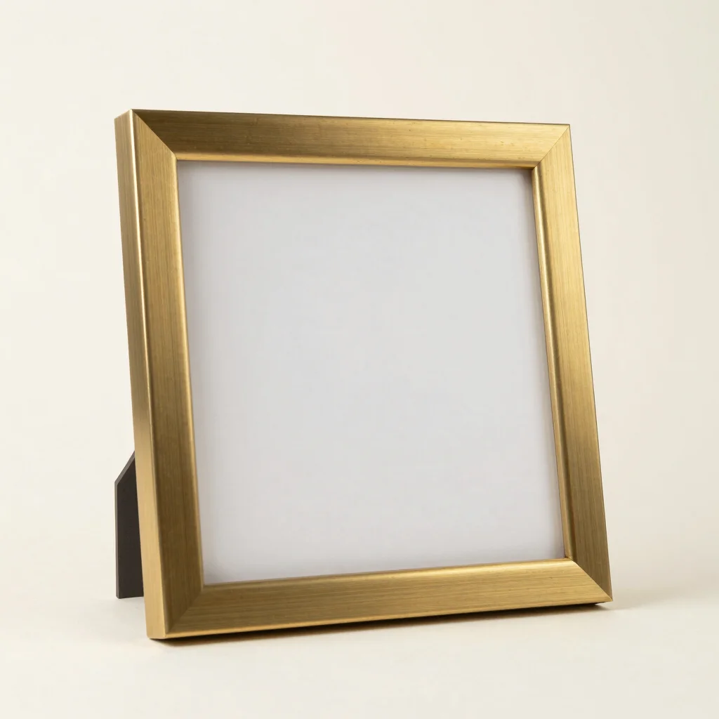 Studio Brushed Brass Photo Frame